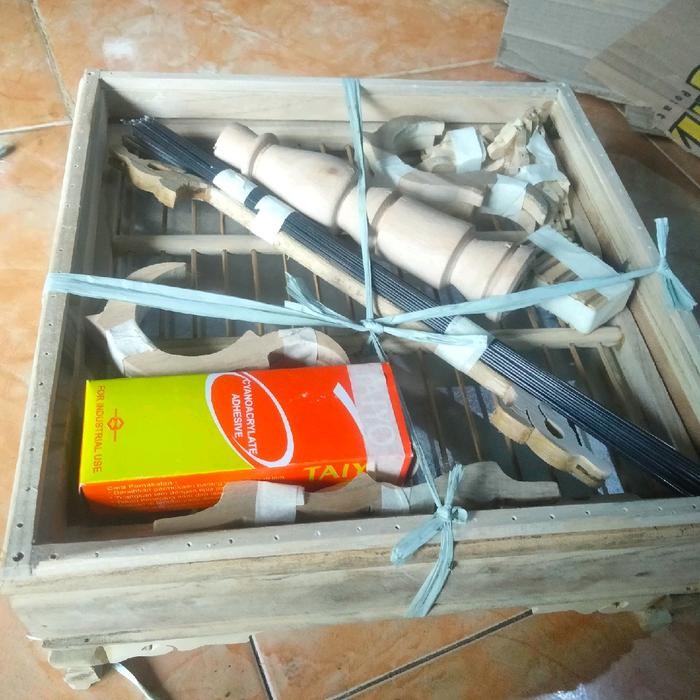 sangkar cungkok ambrukan..ukuran 25 cm ruji fiber 1 mm kayu jati