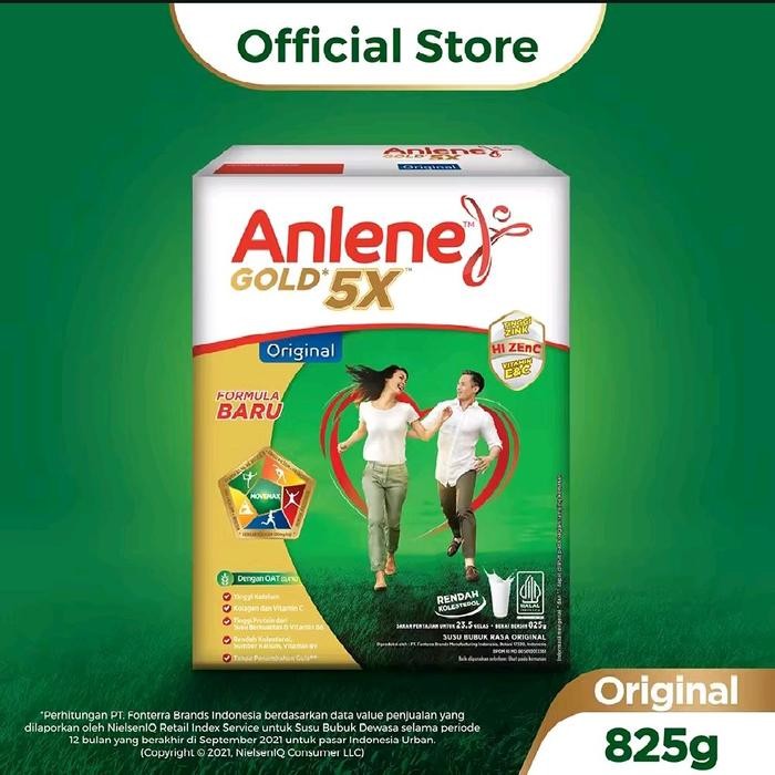

MOOBEEN ANLENE GOLD PLUS 825 GR G 825 GR ORIGINAL COKLAT COKELAT 5X - MILK, DAIRY NETTO BERUBAH DR