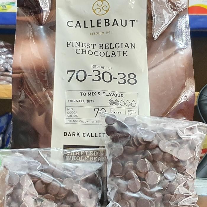 

Dark Cokelat Callebaut 70% / Coklat Converture Callebaut / Callebaut Dark Chocolate 70% 100Gr, 250Gr