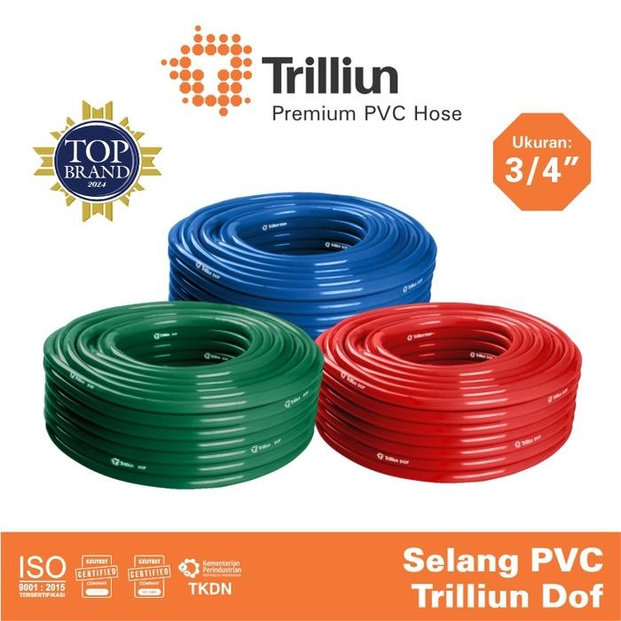 Selang Air PVC Trilliun Dof 3/4" Inch - 10 Meter