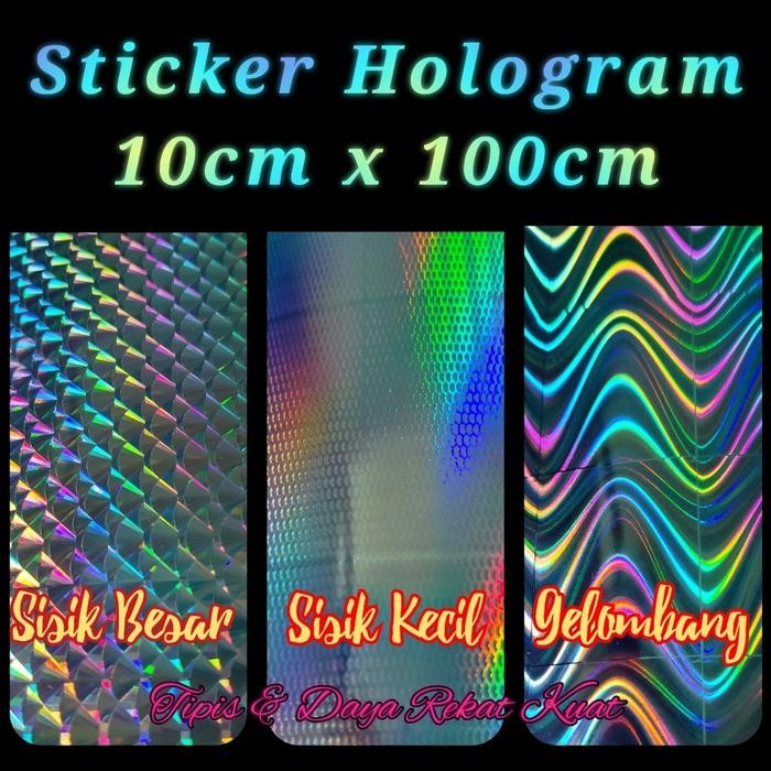 

AT Stiker Hologram Sticker Hologram Tipis dan Kuat 10cmx100cm Jig & Lure