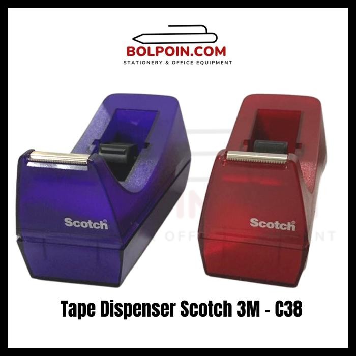 

AT Tape Dispenser Scotch 3M Tipe C 38 Ori Tempat Isolasi Selotip