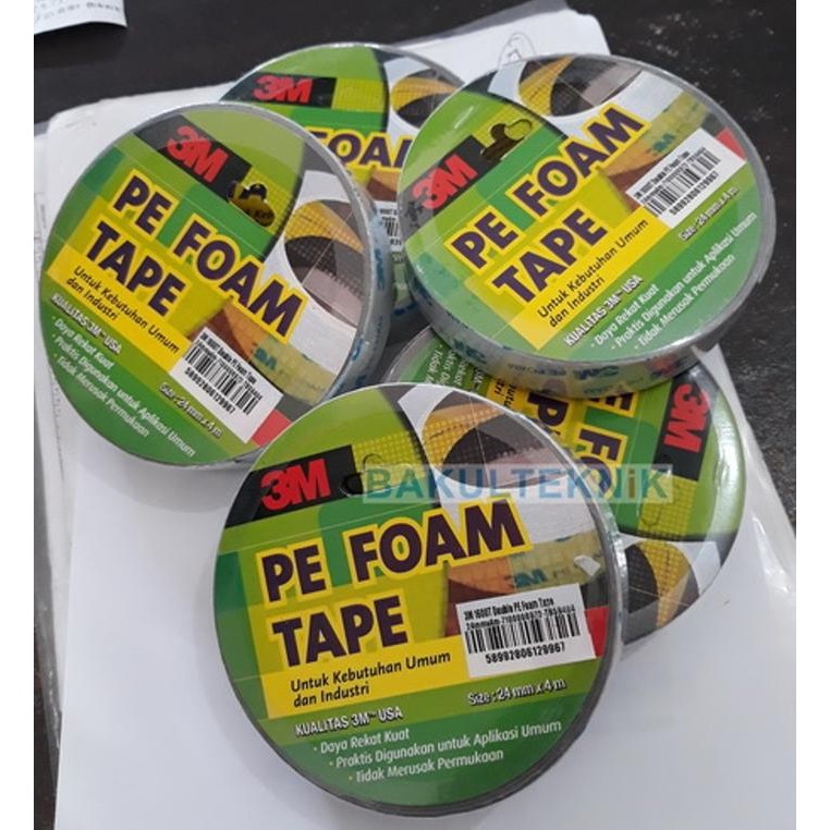 

AT Double Tape Selotip Isolasi Bolak Balik 3M Putih 24mm X 4m