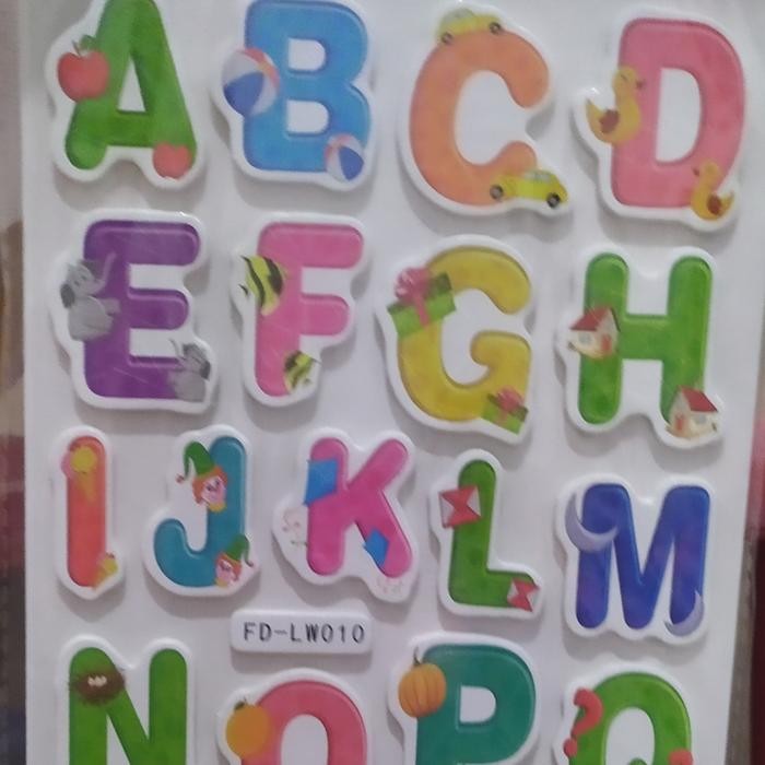 

AT Stiker anak timbul HURUF 14x30cm