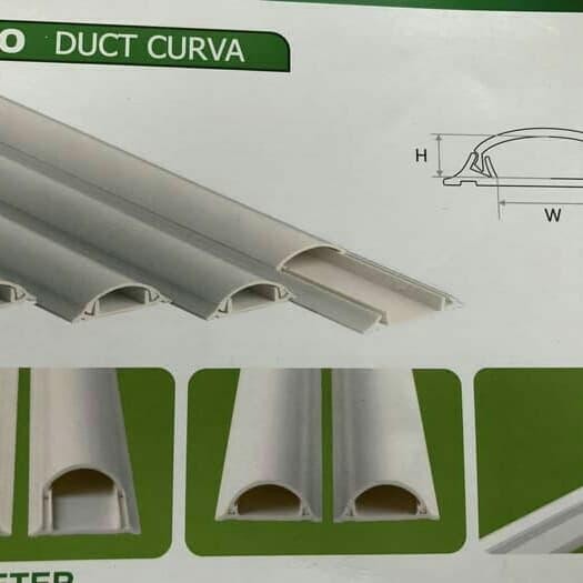 

AT Kabel Duct Lantai Oval 1M Size 16x65 + Double Tape