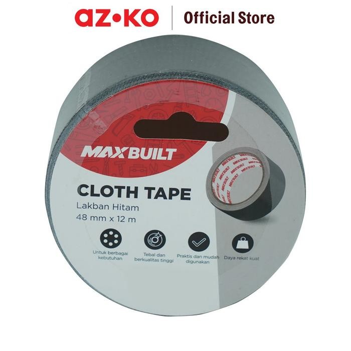 

AT AZKO Maxbuilt Lakban 4,8 Cm X 12 Mtr - Hitam