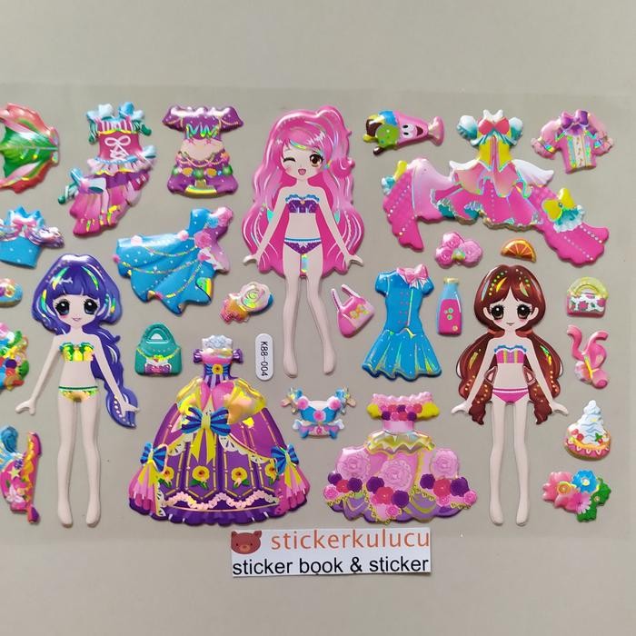 

AT Stiker anak timbul DRESS UP / BAJU-BAJUAN #5