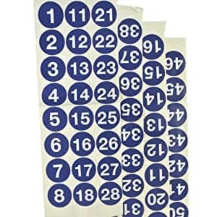 

AT grosir sticker Kecil Diameter 1 cm Angka Huruf