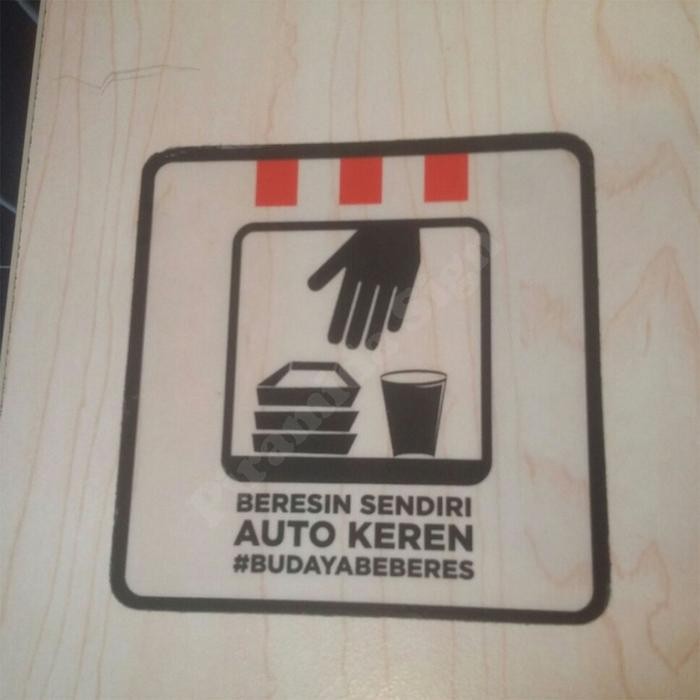 

AT Stiker Beres Meja Sendiri