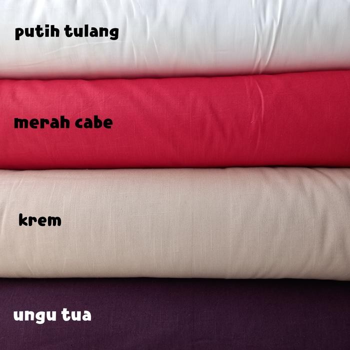 

AT kain katun jepang polos slub