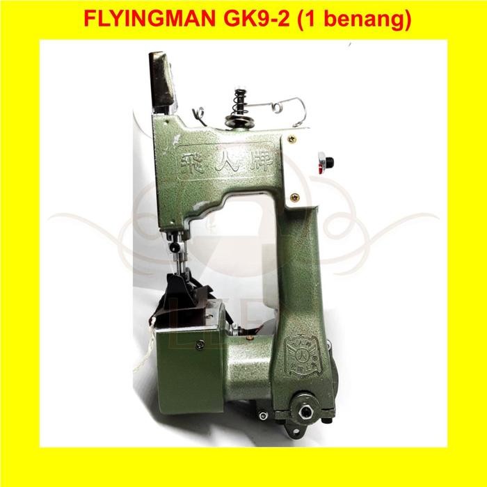 

AT Mesin Jahit Karung Flyingman GK9-2 1 benang Portable Bag Closer LEEN
