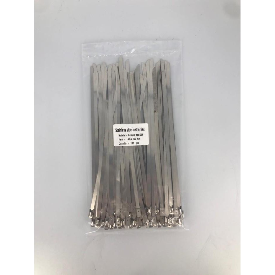 

4.6* 200 Stainless Steel Kabel Ties/Cable Tie/Kabel Tie/Dasi Kabel