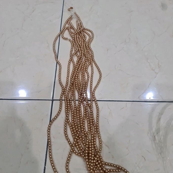 

AT Mutiara premium (Glass Beads) Gold 6mm