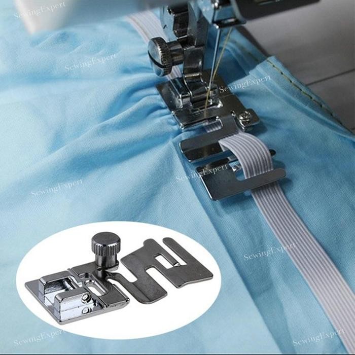 

AT Sepatu Jahit Pasang Karet Mesin Jahit Portable / cord presser foot untuk menjahit karet sepatu