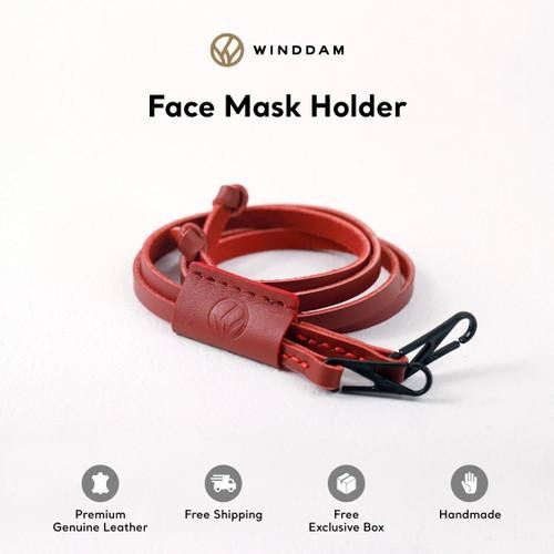 

AT WINDDAM - Gantungan Tali Masker / Face Mask Holder Kulit - Nora MS