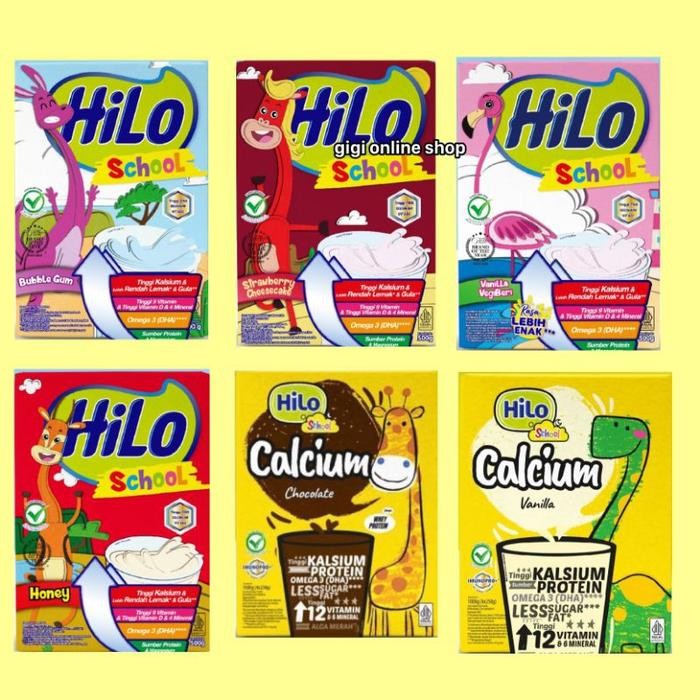 

(Expert) HILO School 500gr - Susu Anak Tinggi Kalsium Protein Lebih Rendah Gula - Chocolate Vanilla