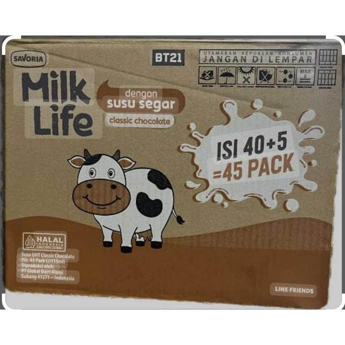 

(Expert) SUSU UHT MILK LIFE KIDS 115ML 1 DUS 45 PCS