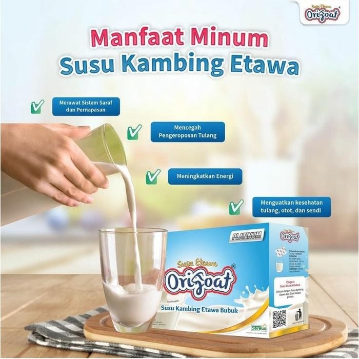 

(Expert) Susu kambing Etawa bubuk origoat platinum tinggi kalsium 250 gr-vanila