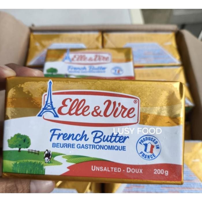 

(Expert) Butter MPASI Unsalted elle & vire/butter Tawar
