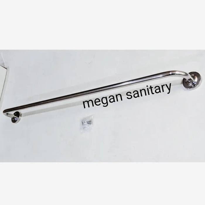 Gantungan Handuk Stainless Panjang 80 Cm Tebel Kilap Pasti Ori