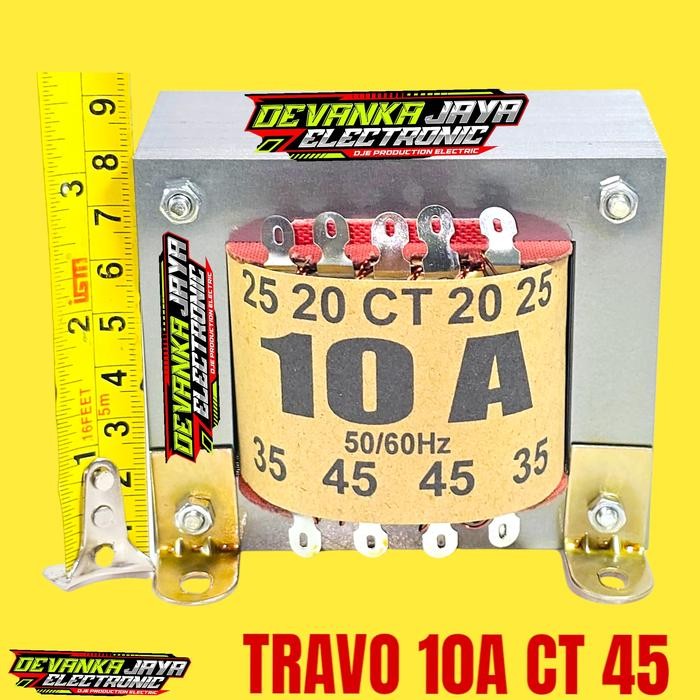 Trafo 10A CT 45volt 10A CT 45 Trafo Tembaga Murni