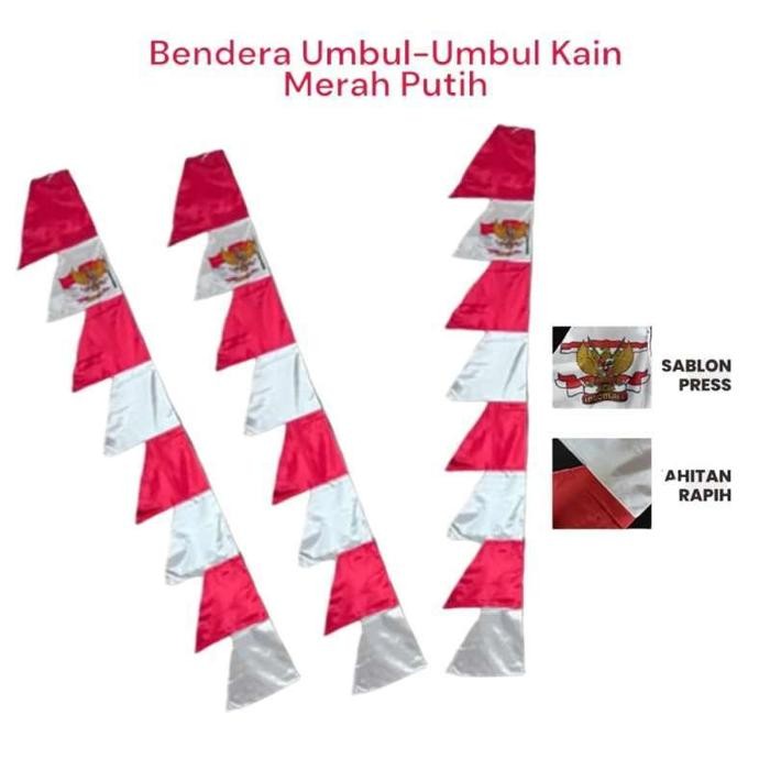 Umbul Umbul Merah Putih Bendera merah putih Bendera umbul Umbul Warna Warni