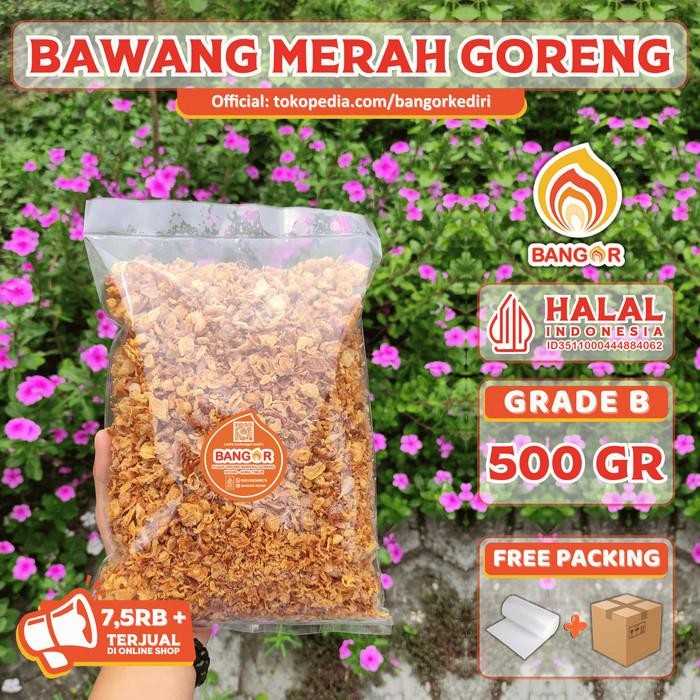 

(Expert) MERAH - B [ 500 gr ] Bawang Merah Goreng / Brambang Goreng, Grade B