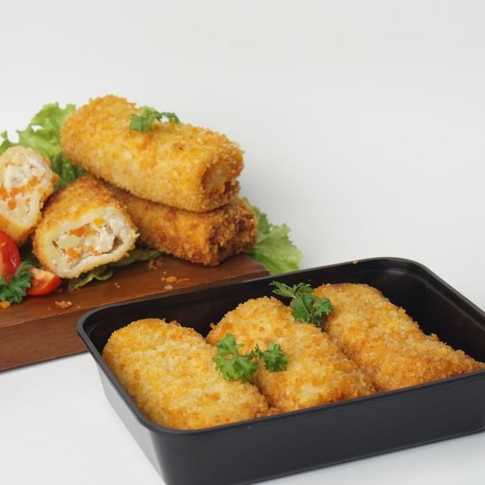 

(Expert) Low Cal Baked "NOT Fried" Risol with Chicken Breast . Healthy Diet