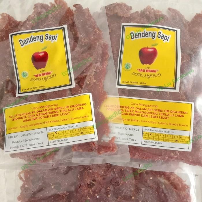 

(Expert) Dendeng sapi manis MENTAH cap apel