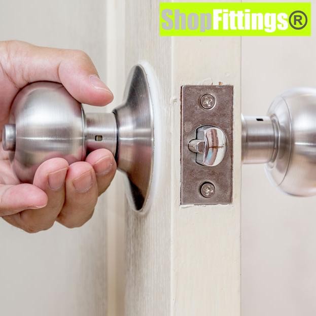 Handle Cylindrical Lock Set Gagang Kunci Pintu Bulat Kamar Tidur Mandi