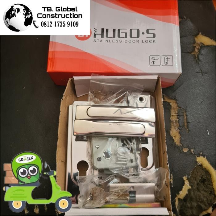 Kunci Pintu Hugo Kecil / Handle Pintu Set Hugo Kecil