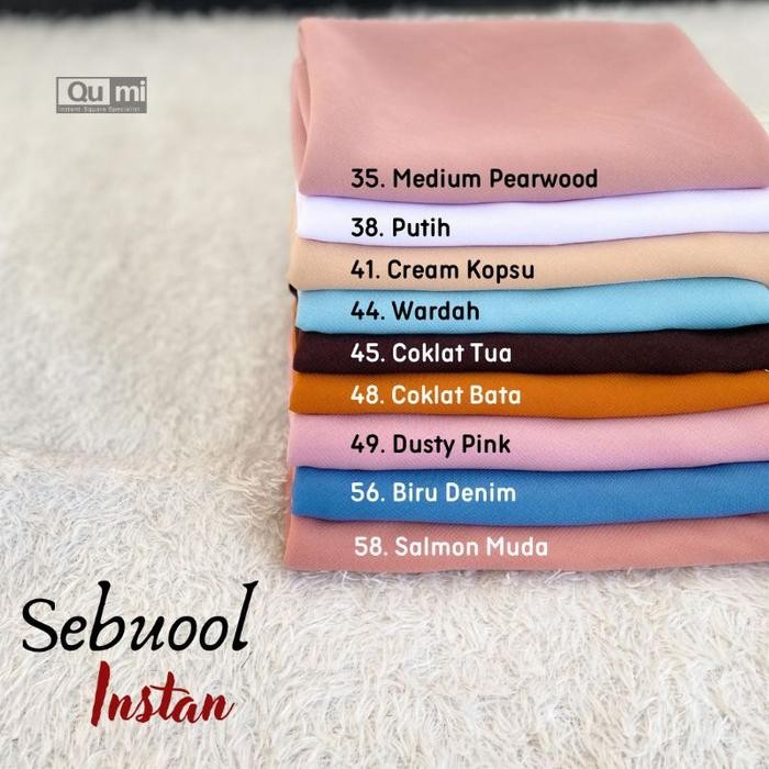 Hijab Instan Qumi Sebuool Rapi Sekali Tiup