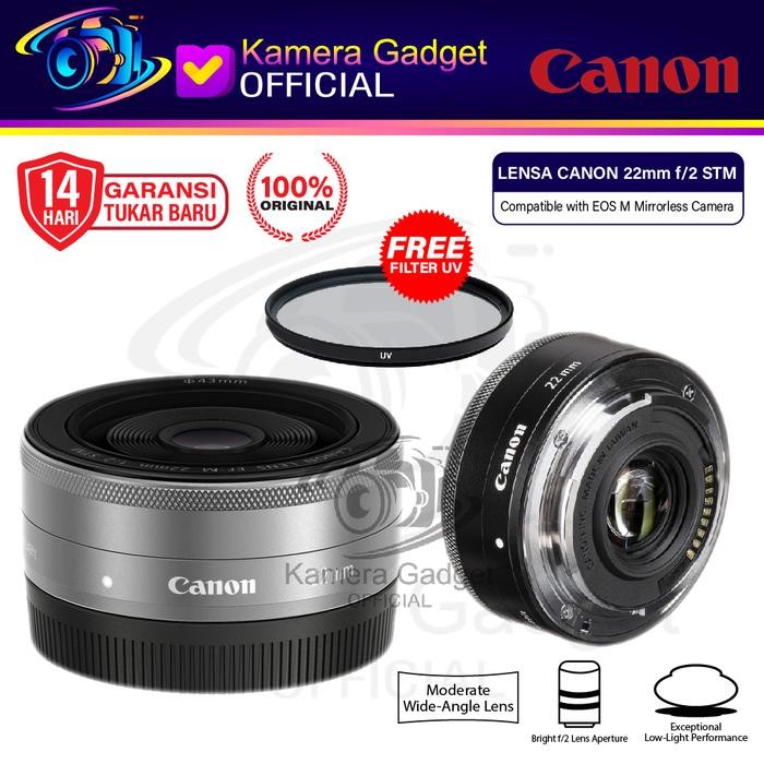 Lensa Canon 22mm F2 STM / Lensa Mirrorles Canon EF-M 22mm F/2 STM