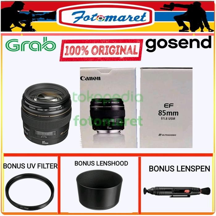 CANON EF 85MM F1.8 USM / LENSA CANON 85MM F1.8 USM/ CANON 85MM F1.8