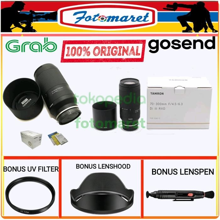 TAMRON 70-300MM F/4.5-6.3 Di III RXD FOR SONY E / LENSA TAMRON 70-300