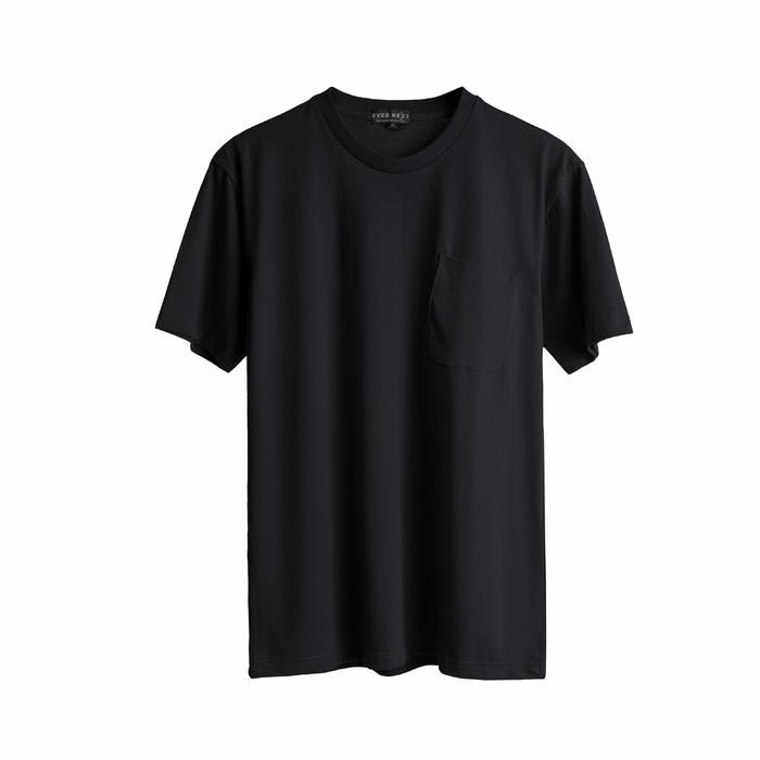 (Expert) EVERNEXT - Kaos Polos Pria Pocket Tee Pria T-Shirt Kantong Kaos Saku Pria Baju Distro Pria