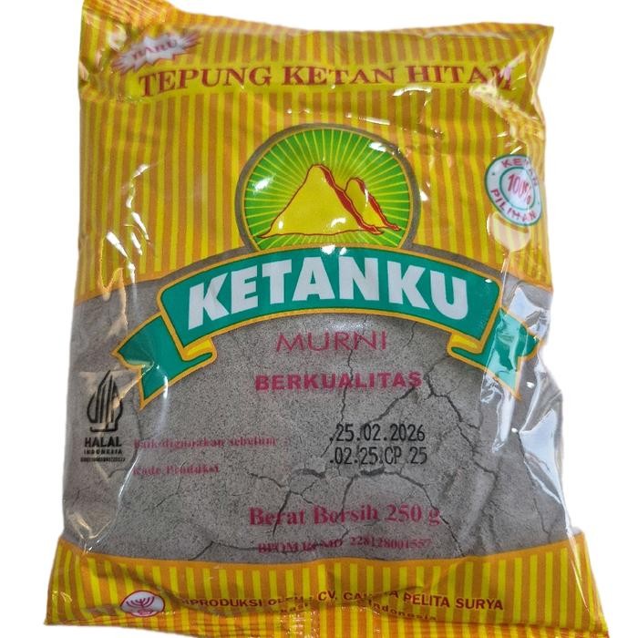

New TEPUNG KETAN HITAM ketanku 250 gram termurah