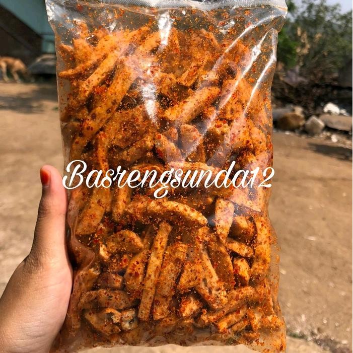 

New [Beli Lokal] Basreng pedas Daun Jeruk isi 250 gram Cemilan Instan Food Snacks Goreng