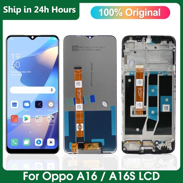 6.52inchOriginal For Oppo A16 LCD Display CPH2269 Touch Screen Digit