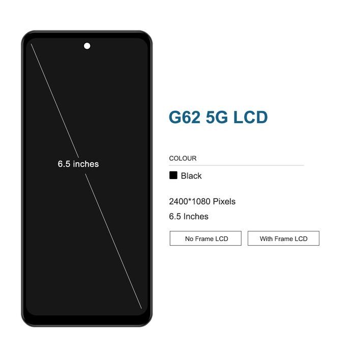 6.5inch For Motorola Moto G62 5G LCD Display Touch Screen