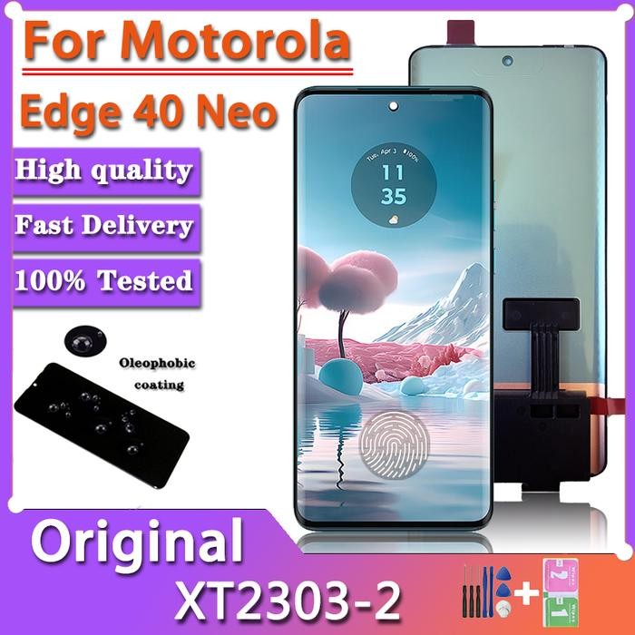 Original 6.55 For Motorola Edge 40 Neo LCD XT23071 Display Tou