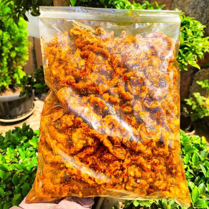 

New usus crispy pedas daun jeruk isi 1kg