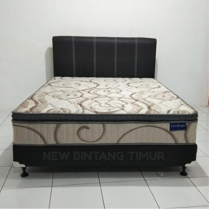 Spring Bed Romance Feelings Plush Top 160 X 200 Hb Abel Full Set