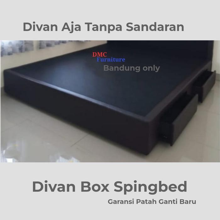 Dipan Divan Laci Kasur Springbed Full Sandaran 160 X200 Bandung