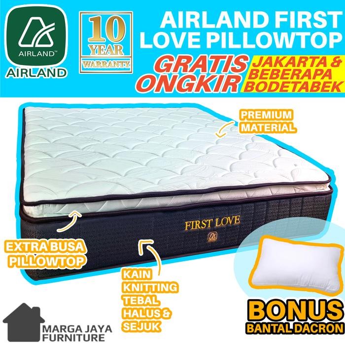 Springbed Airland Pillowtop Matras 160X200 Cm Kasur Spring Bed