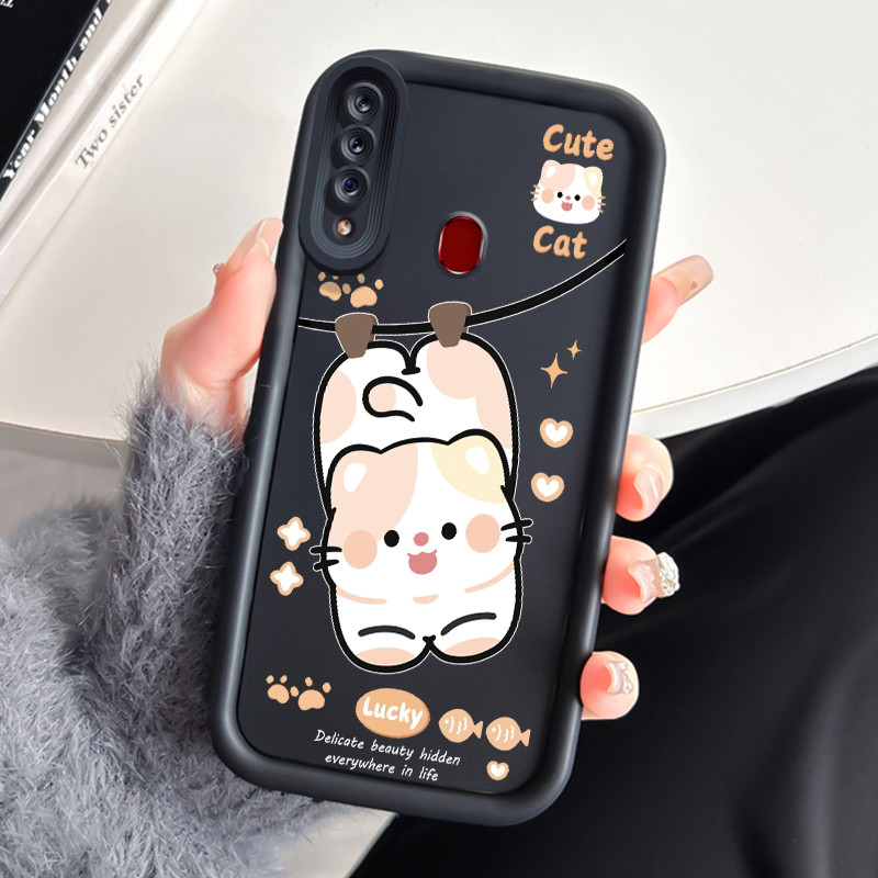 Casing Hp Samsung Galaxy A20s Case Casing Menggantung Anjing Kasing HP Silikon Softcase mata langit 