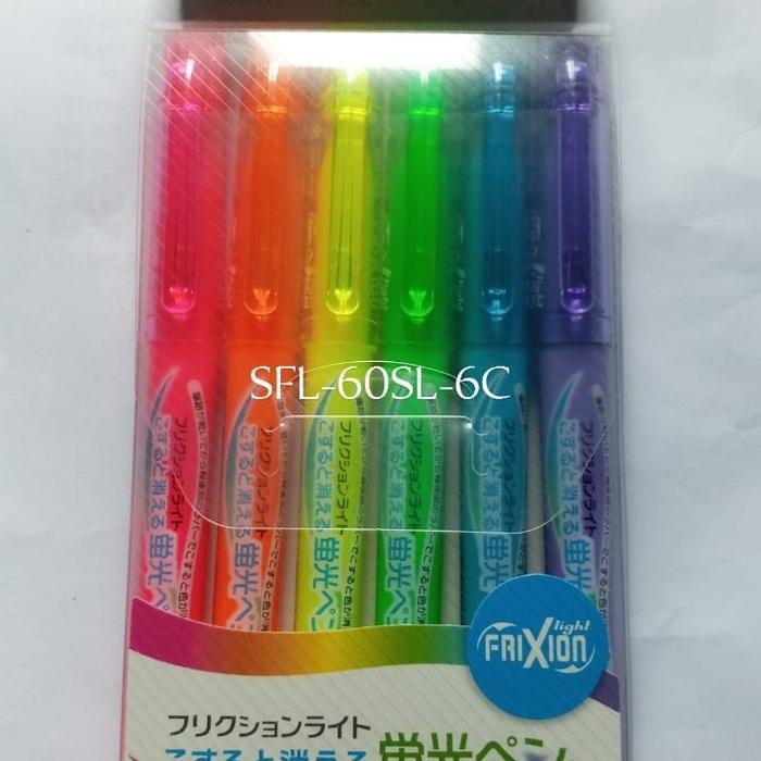 

Pilot Frixion Light Set-6 Sfl-60Sl.6C/6Cs Highlighter Frixion (1Set6)