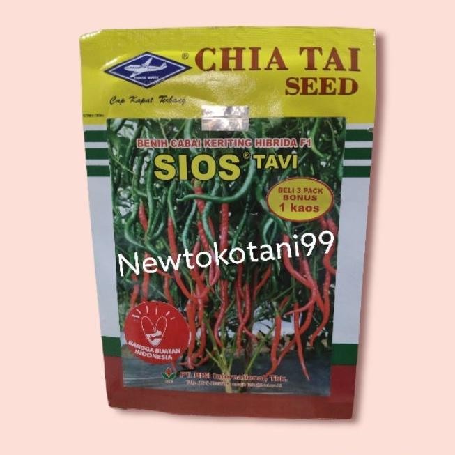 Benih Cabe Keriting Sios Tavi 10 Gram Crm Cabai Merah Keriting Sios Tavi Hibrida 10Gr Dari Kapal