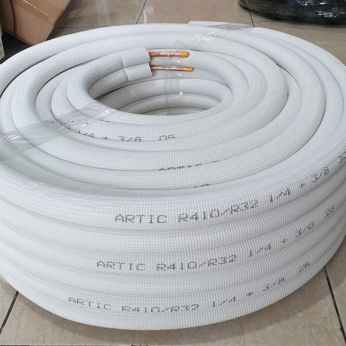 pipa ac 1/4 3/8 artic 1pk meteran