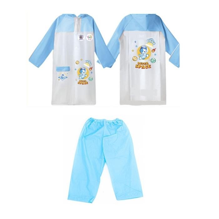 Jas Hujan Setelan 8211 DIY Kombinasi Anak perempuan laki laki Motif Stiker kartun Tempel Sendiri